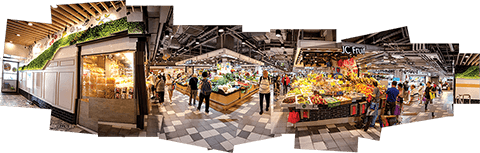 In the newly designed and renovated Link REIT TKO Market, everything is easy to see and locate. In the newly designed and renovated Link REIT TKO Market, everything is easy to see and locate.