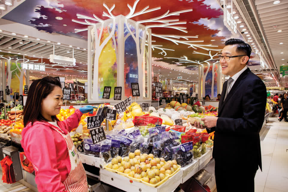 CEO of Uni-China, 凌偉業, learnt his trade in the fresh food business.
